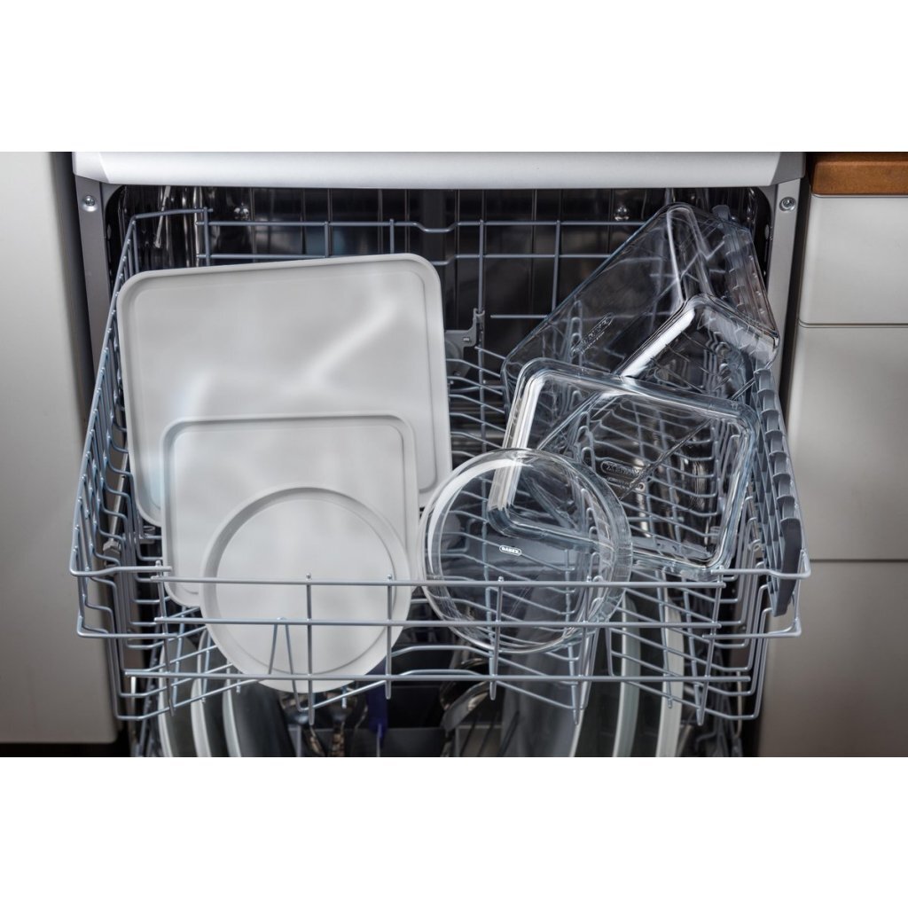 Pyrex kok vriesovenschaal 19 x 14 cm met vershouddeksel