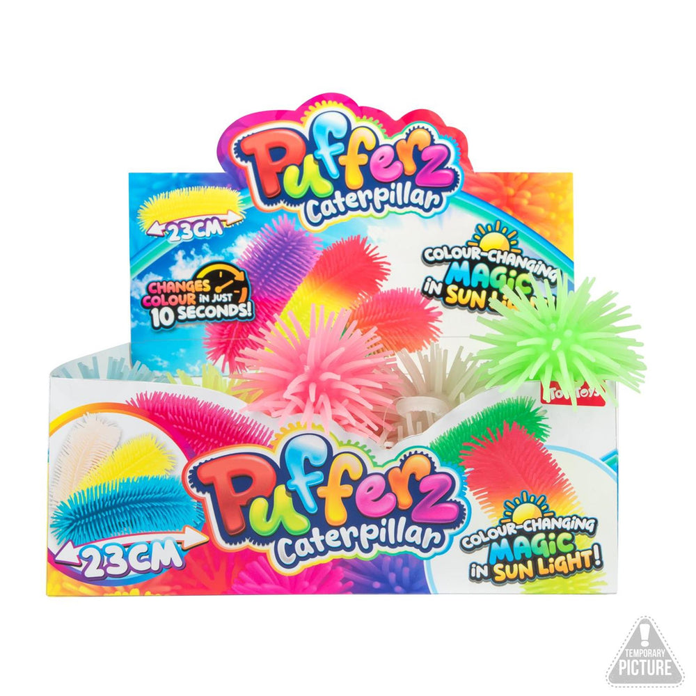 Toi-toys pufferz pufferfiguur uv kleurverandering 21cm 5 assorti