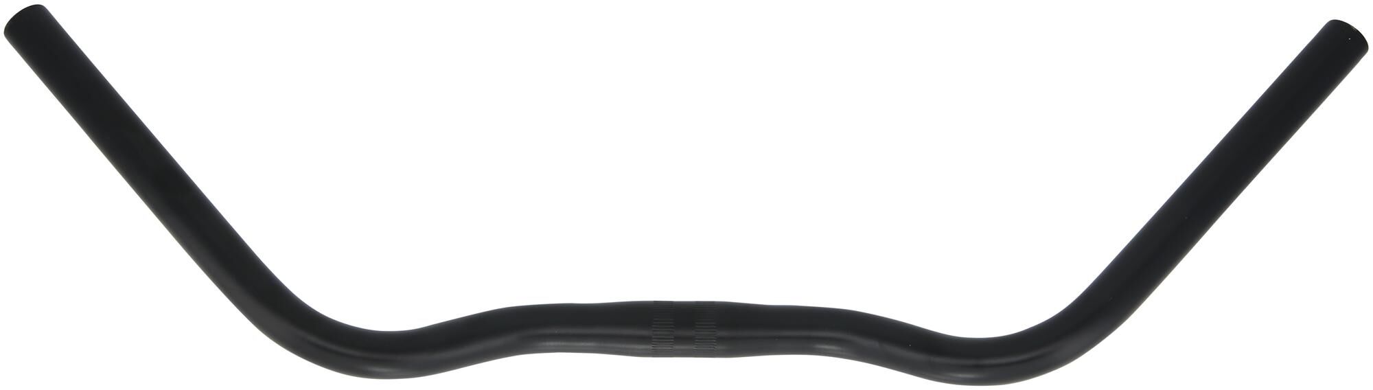 Ergotec stuurbocht trekking 25,4 staal zwart