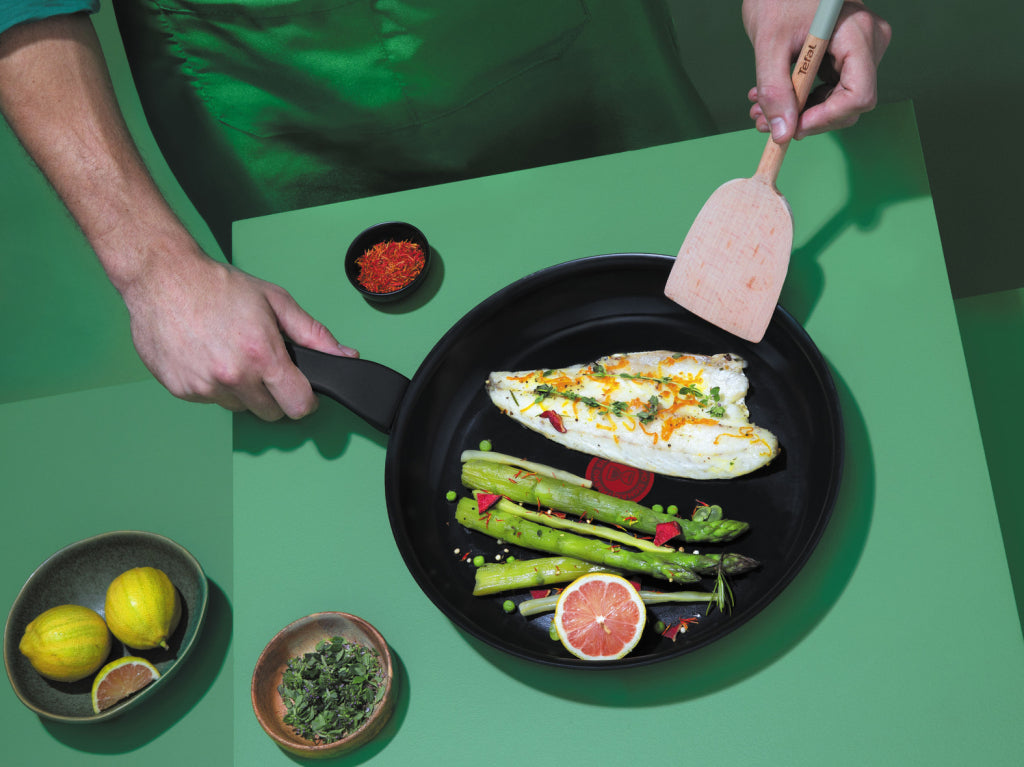 Tefal kookgerei tefal renew zwart volume 28 cm zwart