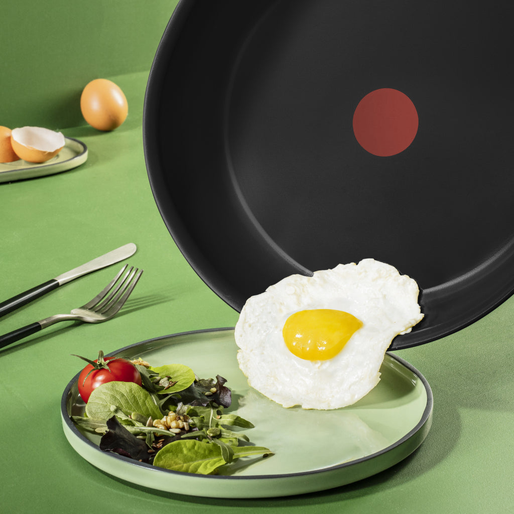Tefal kookgerei tefal renew zwart volume 24 cm zwart