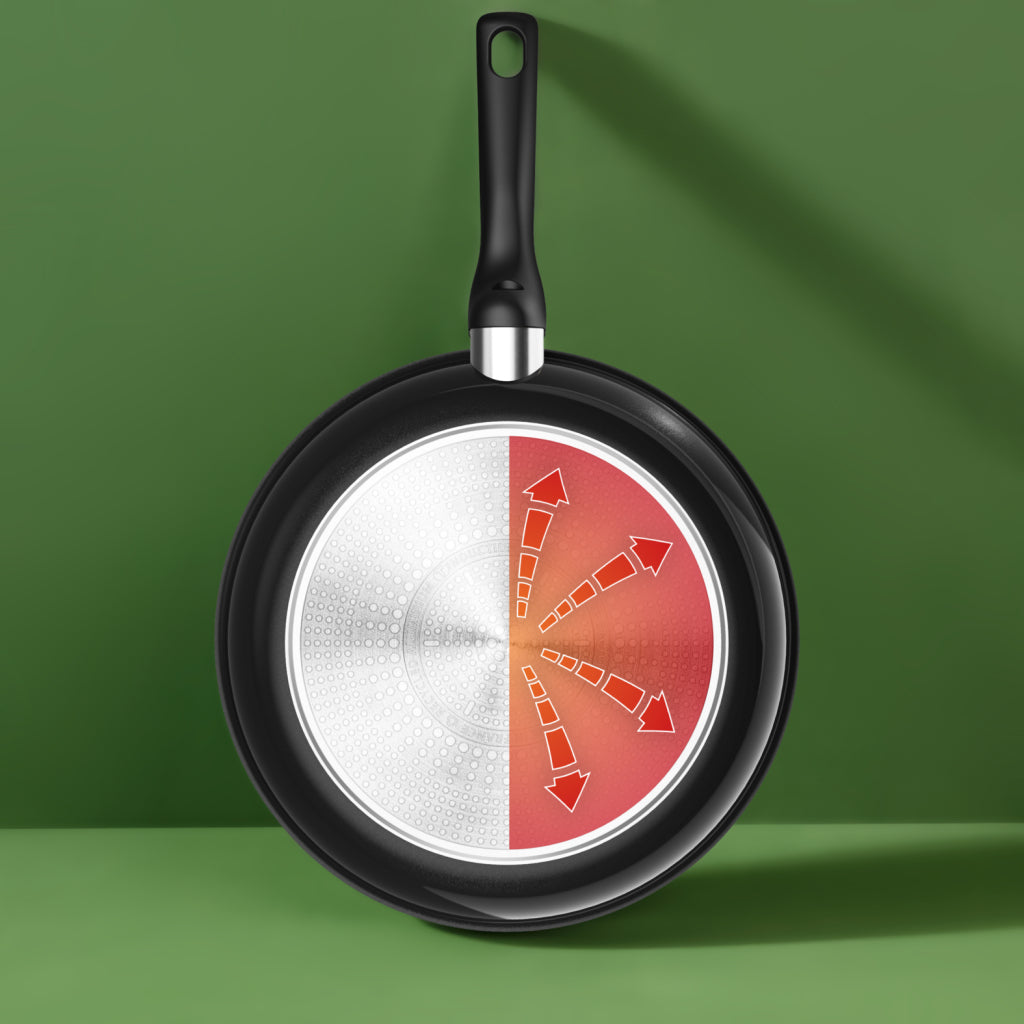 Tefal kookgerei tefal renew zwarte wokpan 28 cm zwart