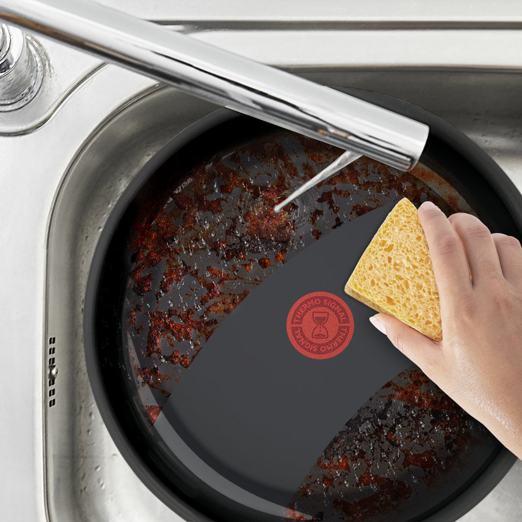 Tefal c47604 change zwart keramische volume 24 cm zwart