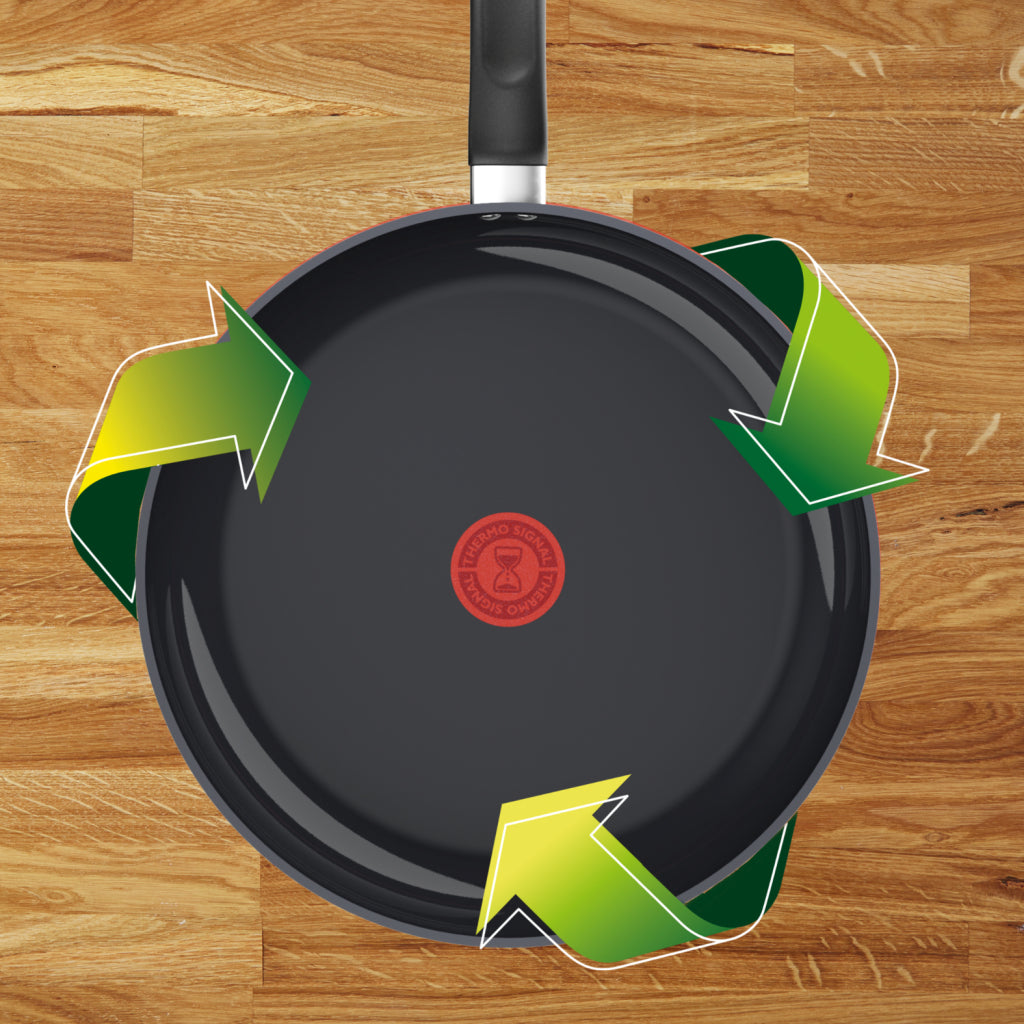 Tefal c47602 change zwart keramische hoeveelheid 20 cm zwart