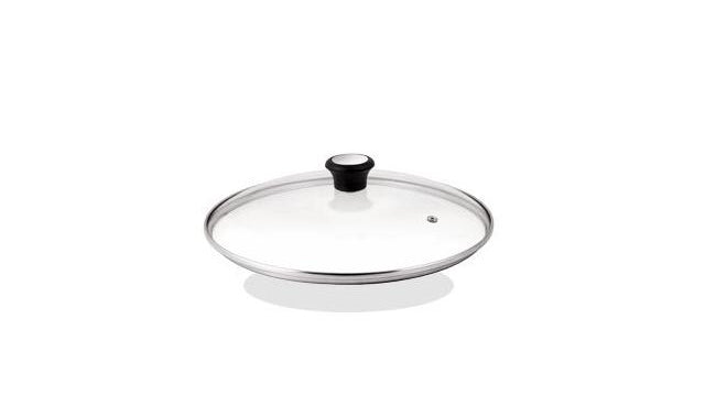 Tefal glazen deksel - ø 26 cm - met stoomgaatje - hittebestendig - geschikt voor koekenpannen