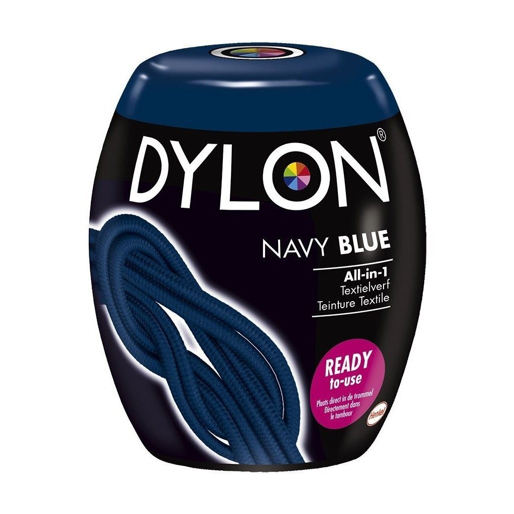 Basic dylon machinewas textielverf marineblauw 350 gr