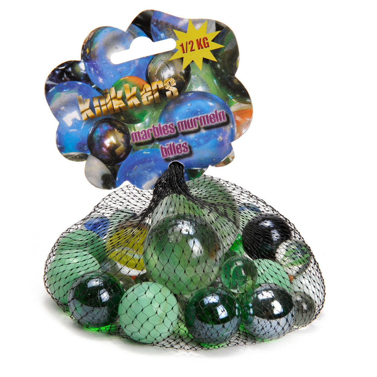 Toys amsterdam knikkers in net, 500g