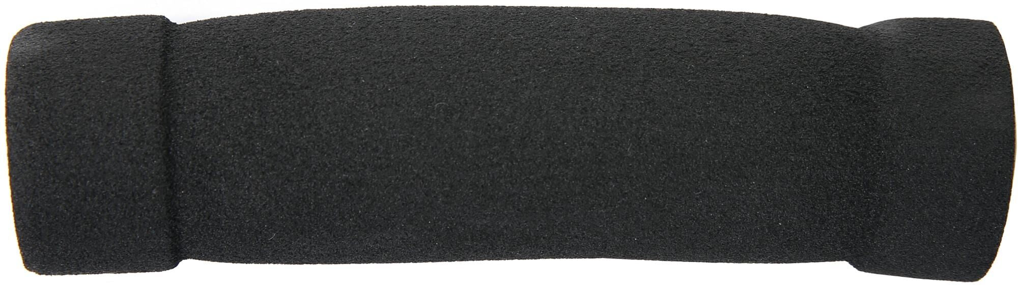 Messingschlager handvat grip w.plugs black 125mm