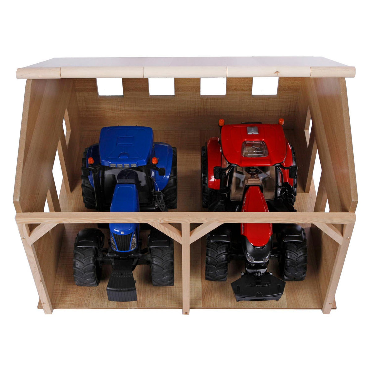 Kids globe landbouwloods voor 2 tractoren 1:16 55x53x38cm ( exclusief tractoren)