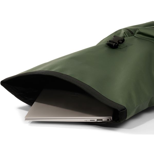 Urbanproof fietstas rolltop up recycle 20l groen