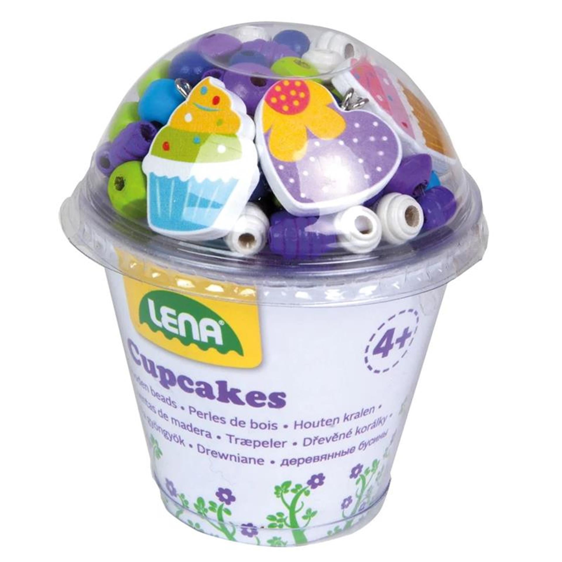 Jono Toys lena cupcake houten kralen sieraden maken