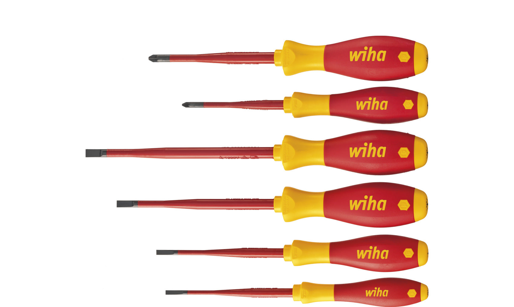 Wiha Wiha Schroevendraaierset SoftFinish elektrisch slimFix