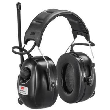 3m peltor dab+ fm radio gehoorkap met hoofdband