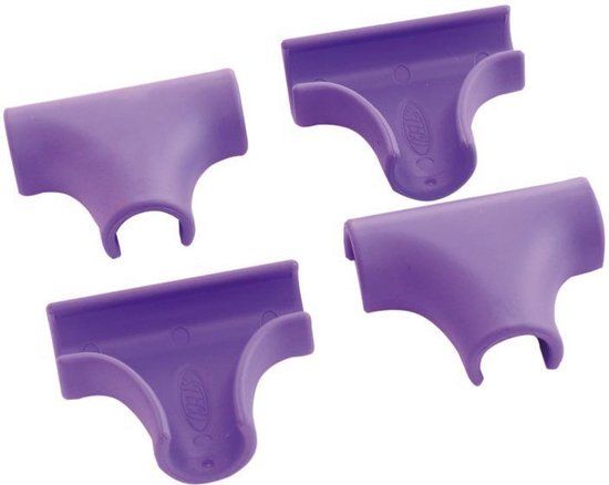 Steco T-signer paars per 4 past op 16mm voordrager