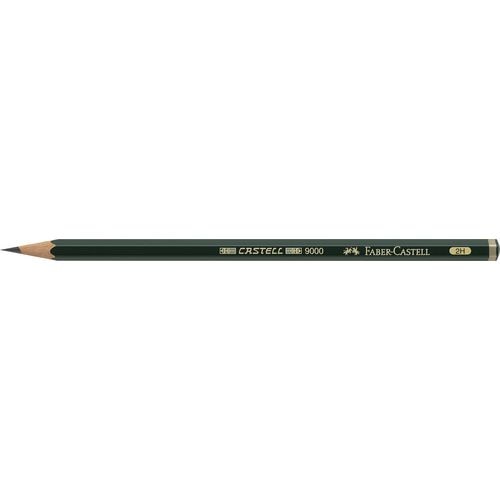 Potlood faber-castell 9000 hb groen
