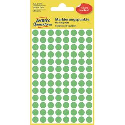 Markeringspunten avery 3179 fluor groen 8mm