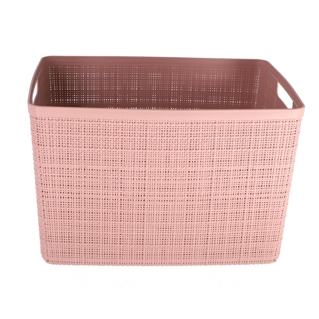 Curver jute opbergmand l 20l rose dageraad