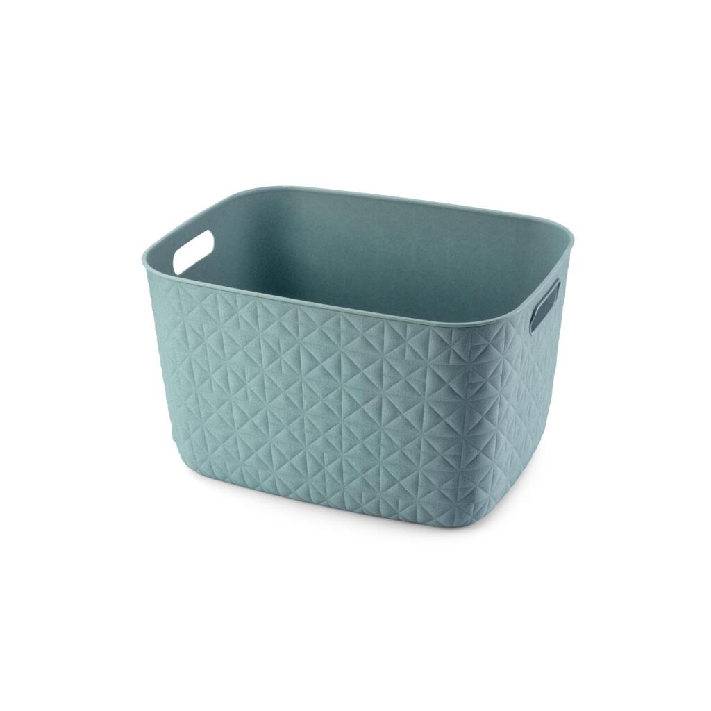 Curver softex opbergmand groot 19l blauwgroen