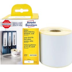 Avery ordneretiketten as0722480 permanent wit