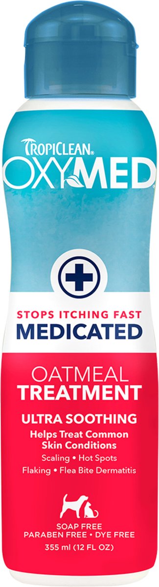 Tropiclean oxymed medicated treatment - hondenvachtverzorging - 355 ml