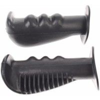 White label vleugelhandvatset 110mm zwart