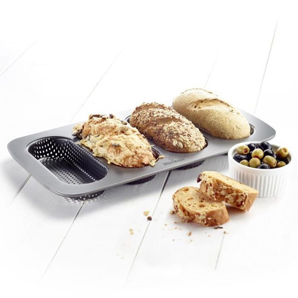 Westmark mini-baguetteplaat 34,6x21,5x3cm