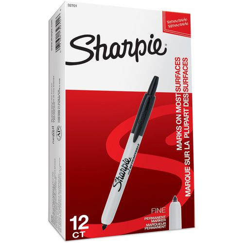 Permanent marker met drukknop sharpie