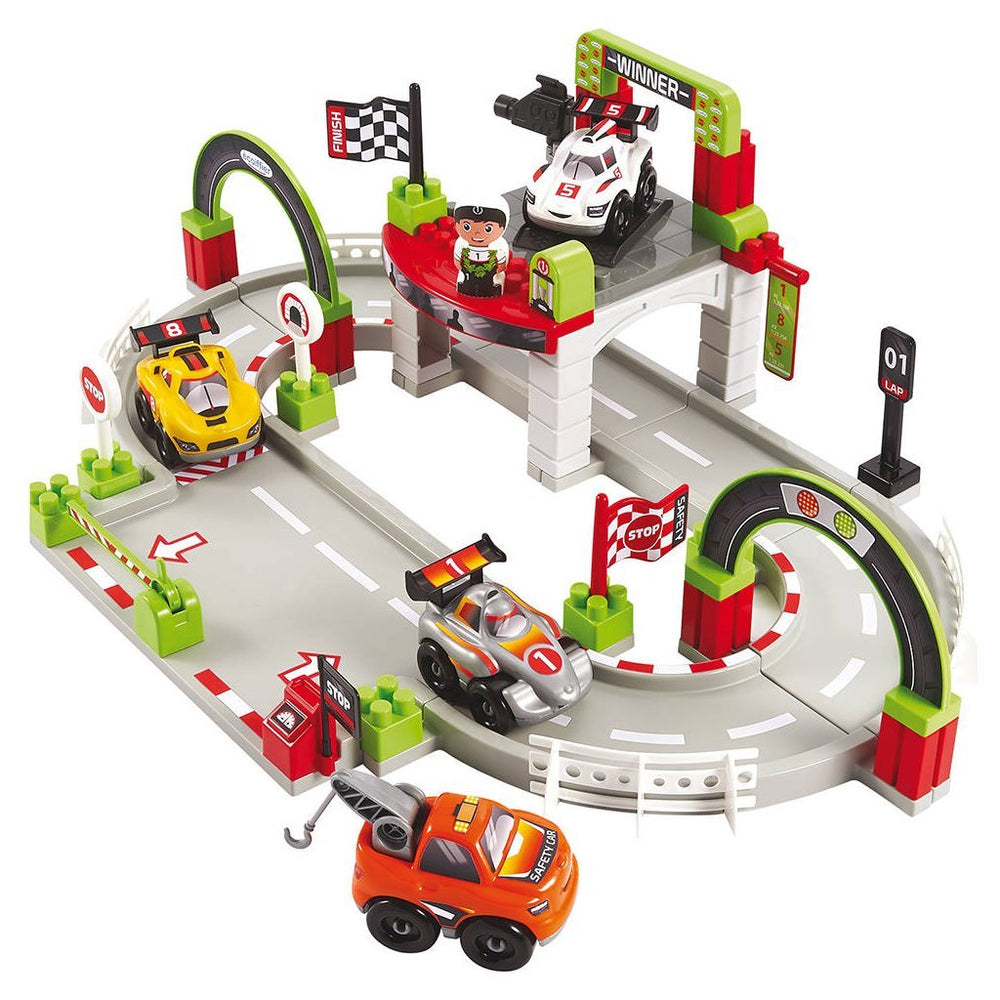 Abrick Race Track + 4 Cars