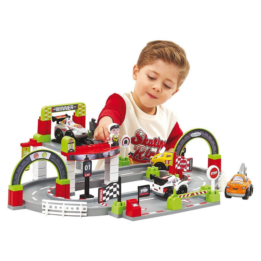Abrick Race Track + 4 Cars