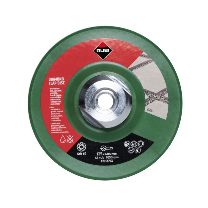 Rubi flap disc 50 60 coa. korrel | 125mm | m14 - 32937