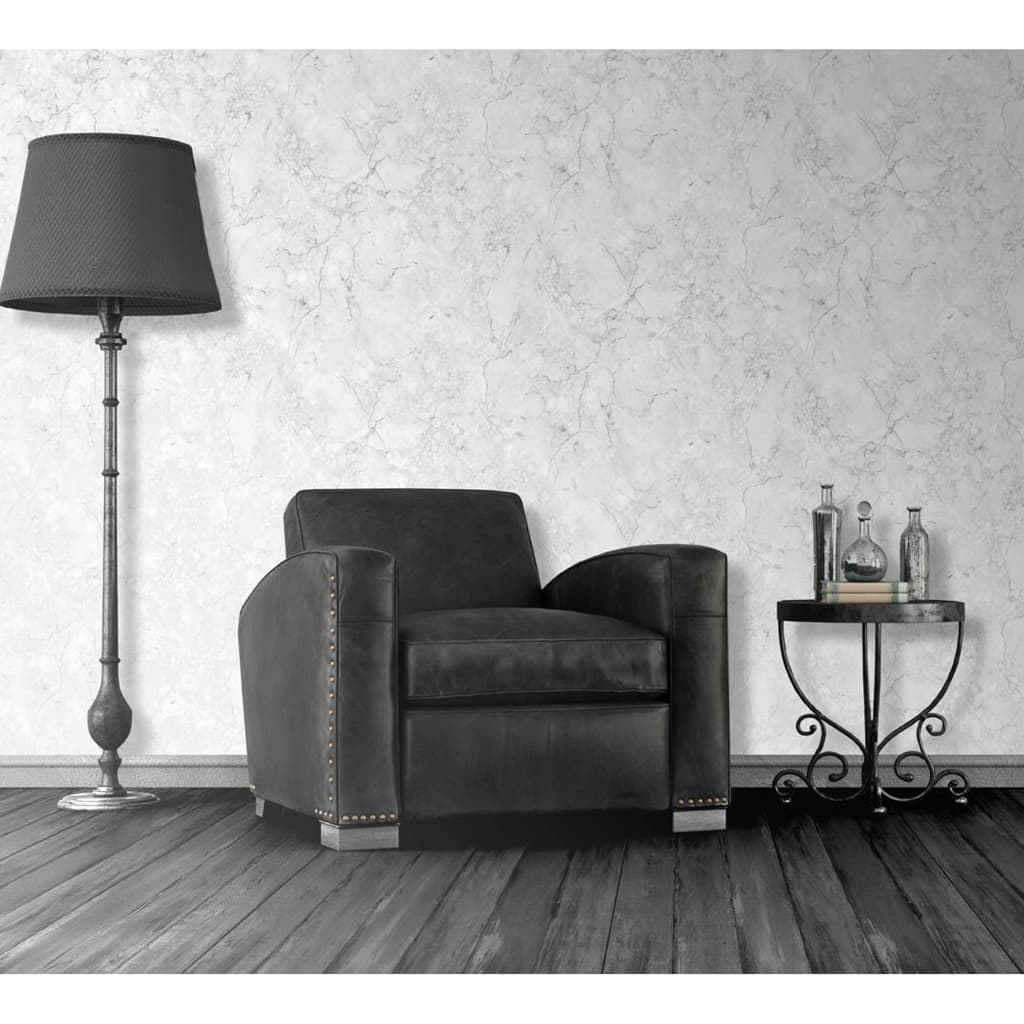 Dutch wallcoverings behang marmer grijs