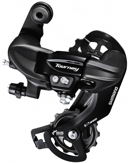 Shimano Achterderailleur 6 7-speed Tourney TY300 directe montage D-Type (werkplaatsverpakking)