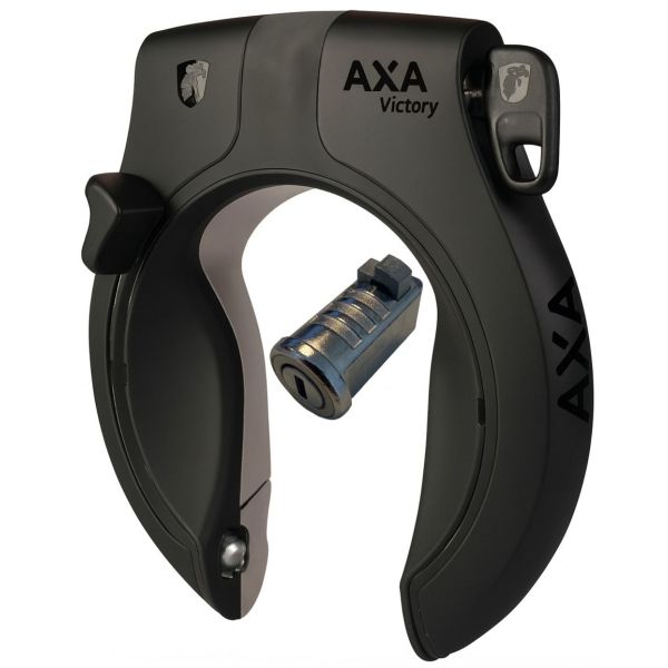 Axa ringslot victory art 2 - matzwart - inclusief accuslot gazelle impulse