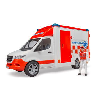 Bruder mercedes benz sprinter ambulance met sirene 1:16