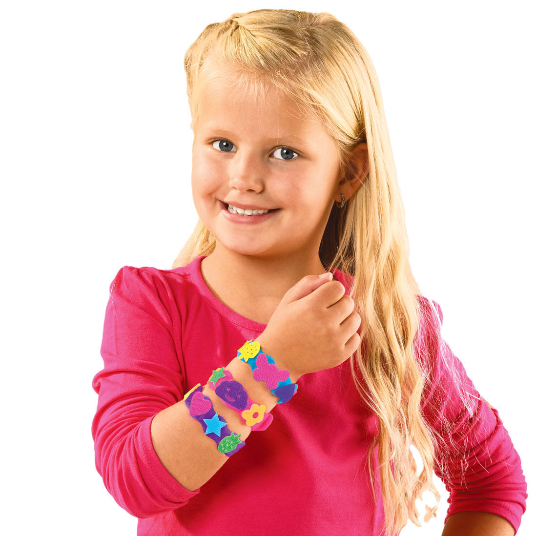 Ses klittenband armbanden