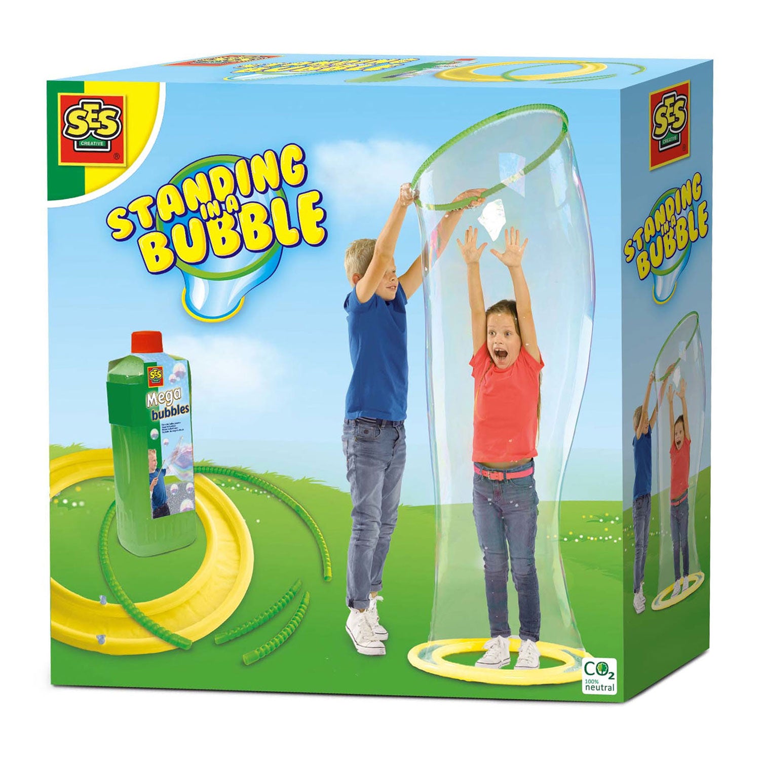 Ses staan ​​in een mega bubbel