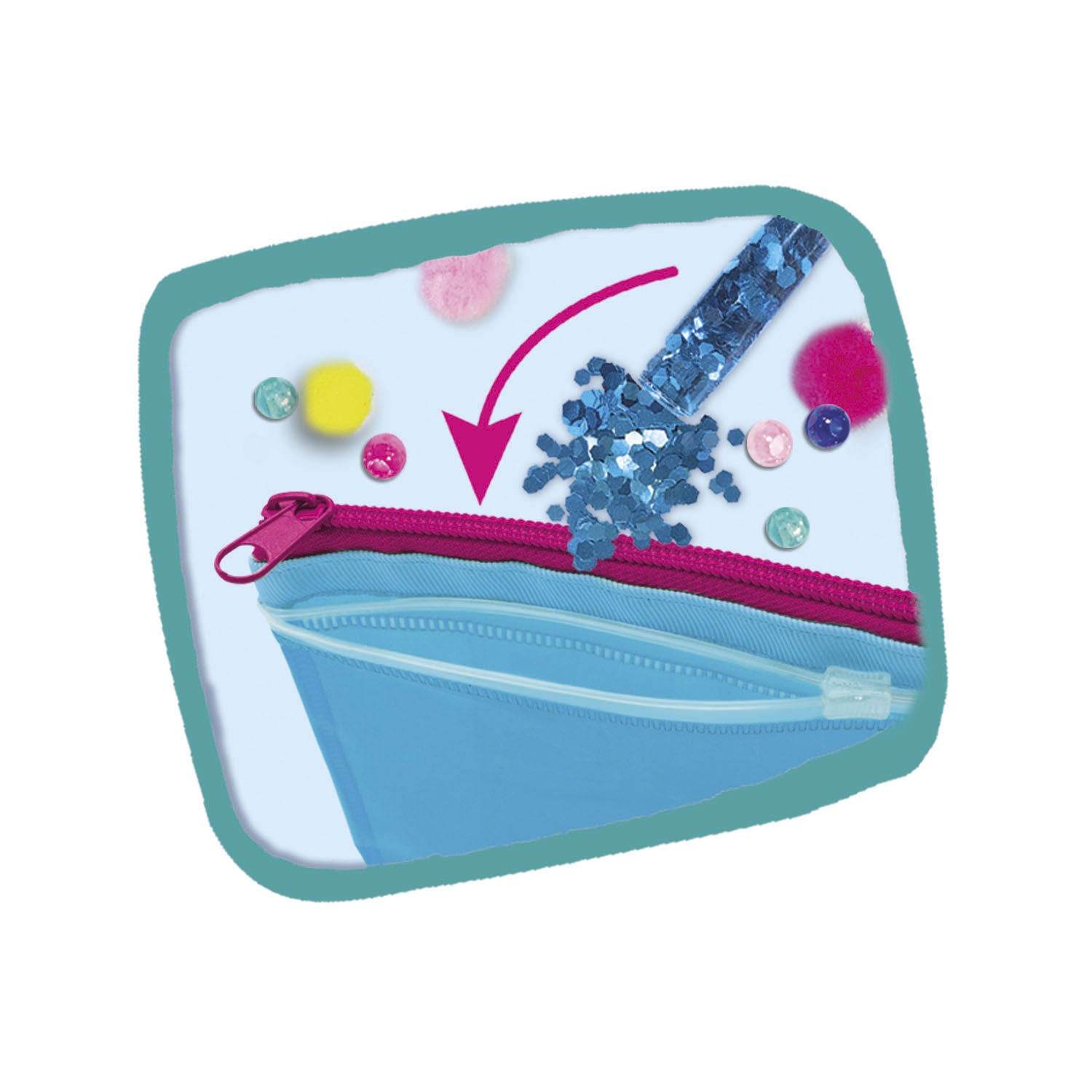 SES Pom Pom Etui-ontwerper