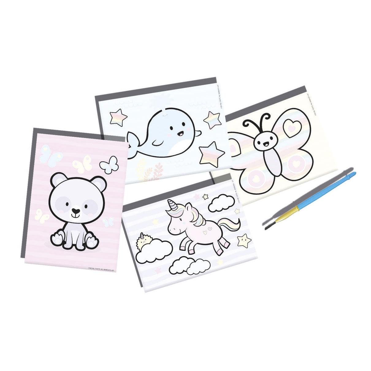 SES Mijn Eerste Kleuren met Water - Fantasie Dieren