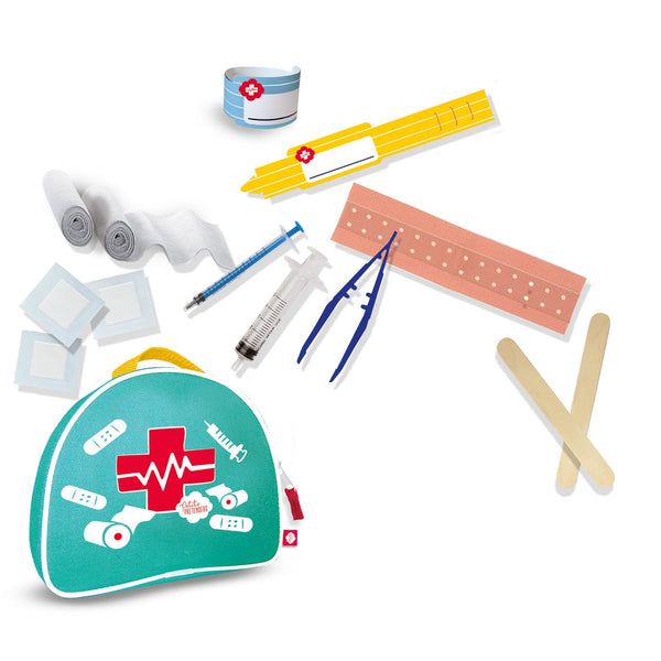 Her little pretend doctor's case