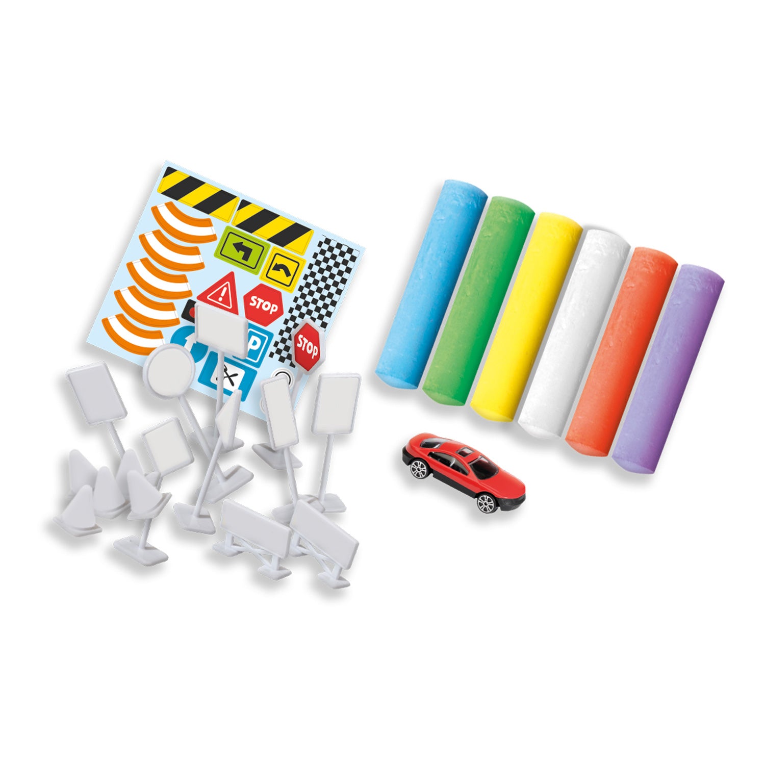 Zijn stoepkrijtverkeer