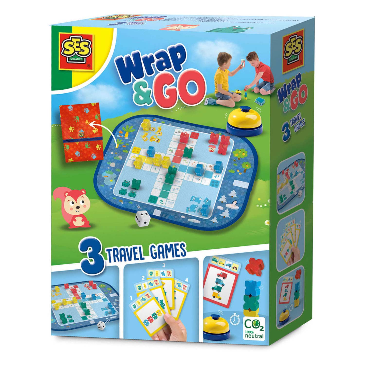Ses wrap en go reisspellen, 3in1