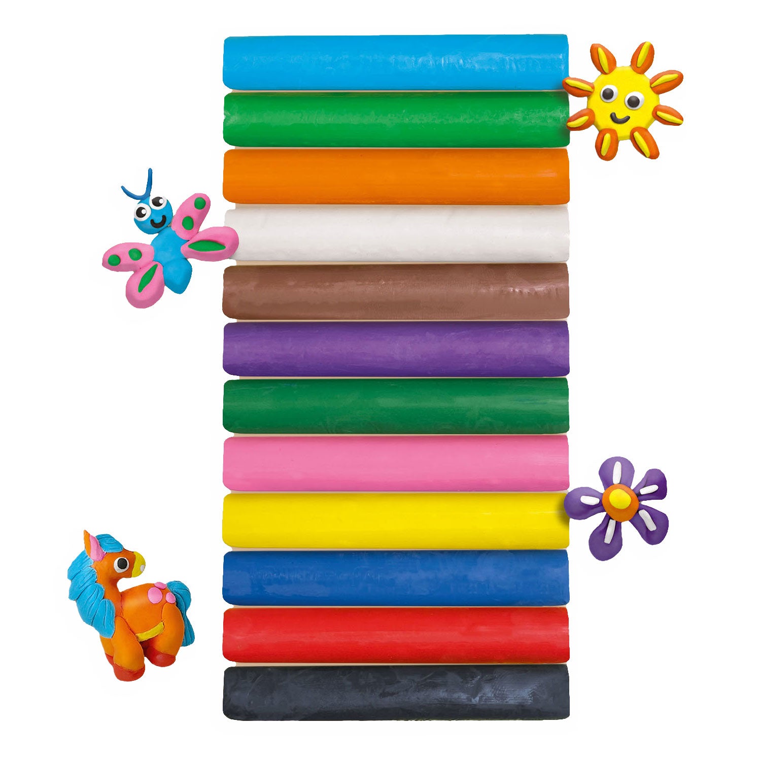 Ses Infinity modelling clay - 12-pack (180g)