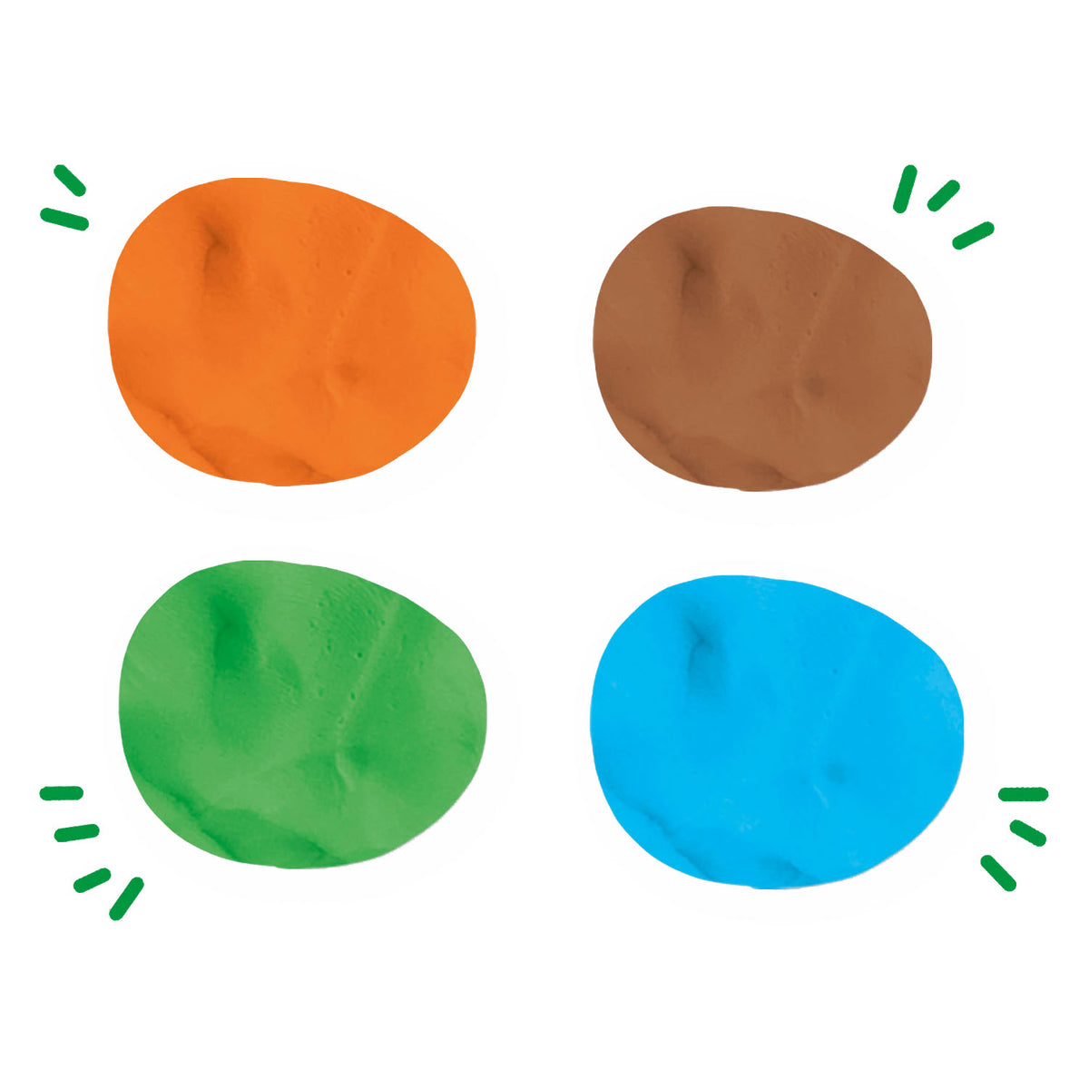 Ses feel good klei - nature (4x90gr)