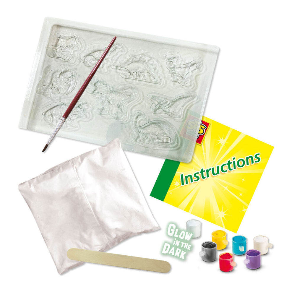 Ses gieten en schilderen - dino fantasie