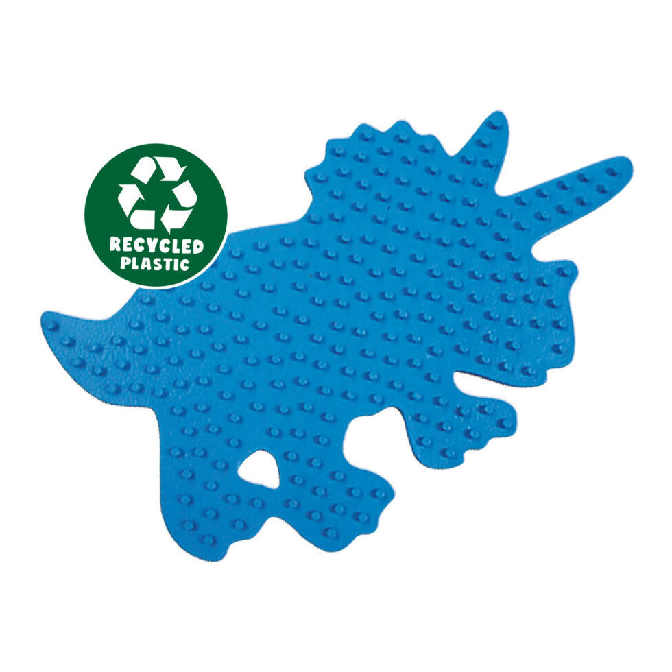 SES Groen Beedz - Strijkkralen Legbord Triceratops Dino