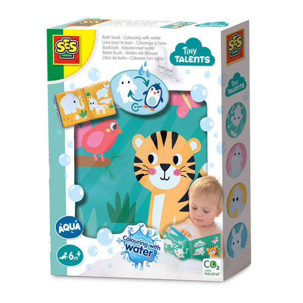 Ses tiny talents badboek - kleuren met water