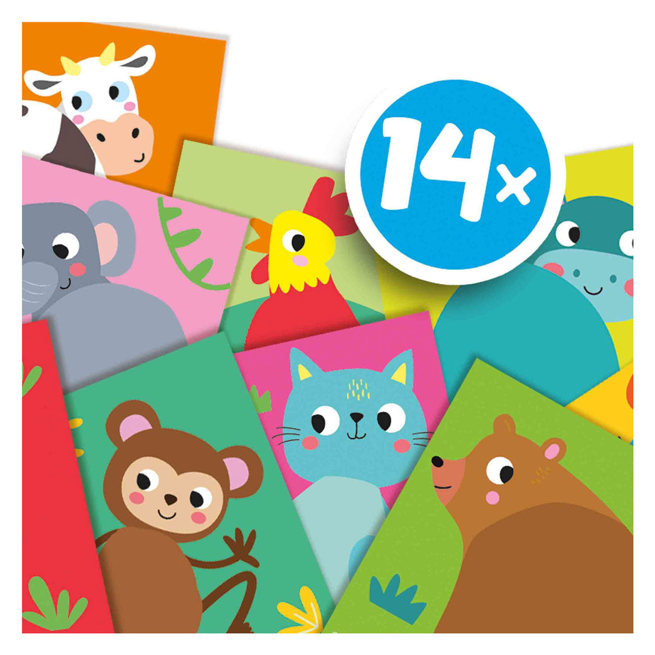 Ses my first - dierenstaarten plakken