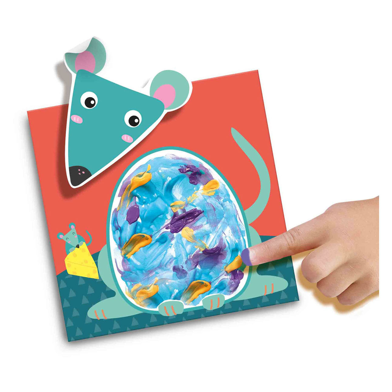 Ses mijn eerste vingerverf dieren