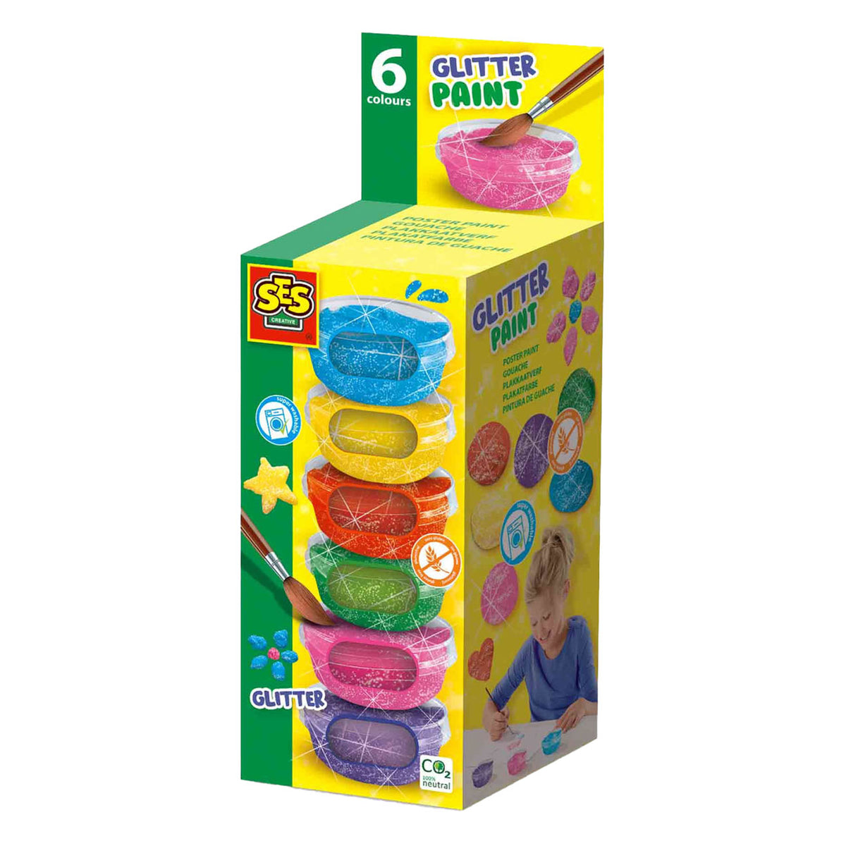 Ses Poster Paint Glitter (6x45ml)
