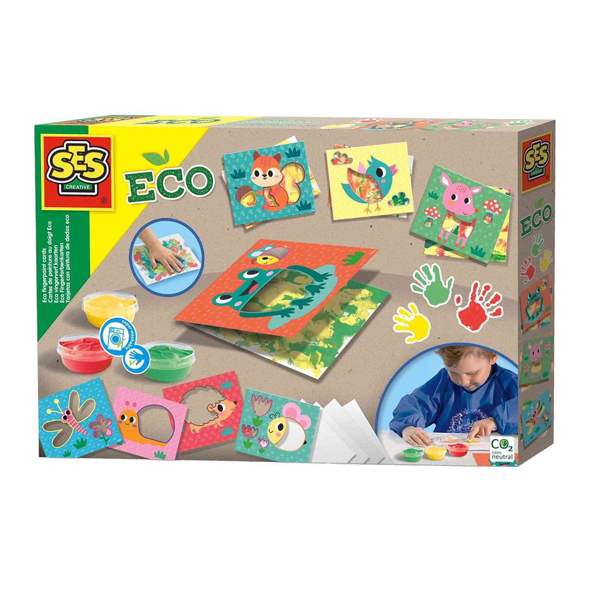 Ses Creative Ses eco finger paint cards